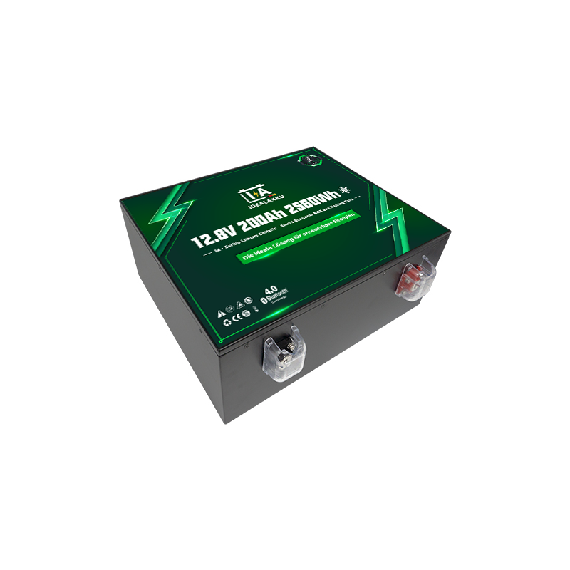 Idealakku IA SERIES Lithium Batterie LiFePO4 12V 200Ah Smart BMS mit Bluetooth Wohnmobil Untersitzbatterie