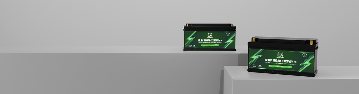 index banner Idealakku IB SERIE Lithium Batterie LiFePO4 24V 100Ah Smart BMS mit Bluetooth