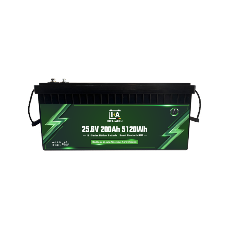 Idealakku IB SERIES Lithium Batterie LiFePO4 24V 200Ah Smart BMS mit Bluetooth