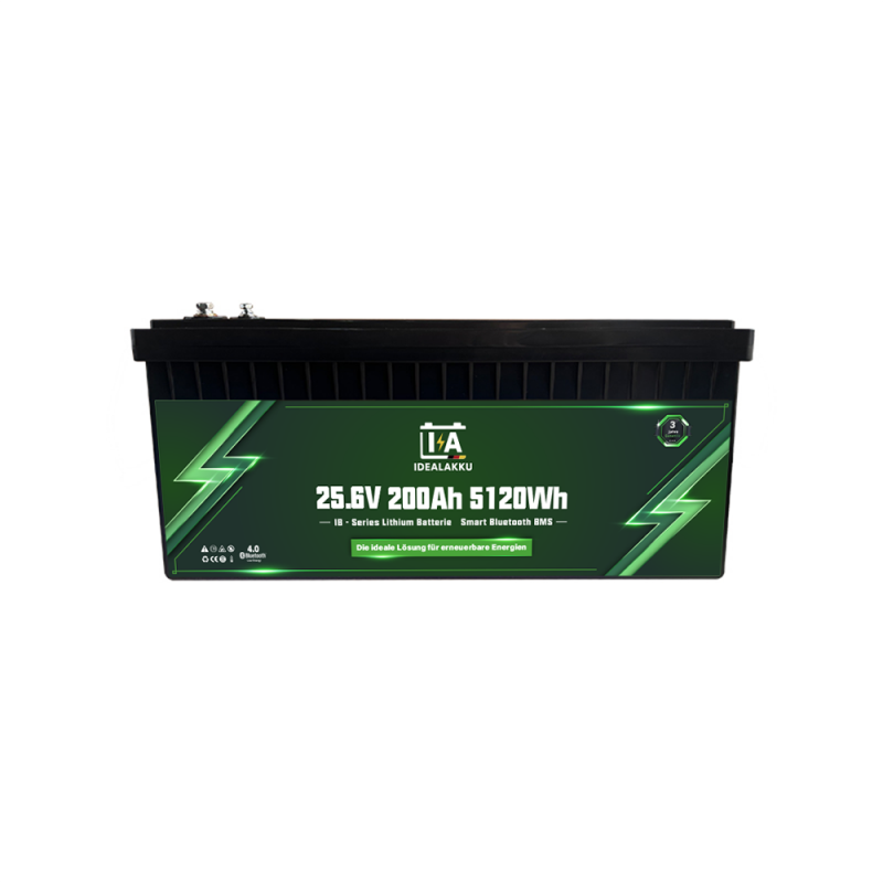 Idealakku IB SERIES Lithium Batterie LiFePO4 24V 200Ah Smart BMS mit Bluetooth