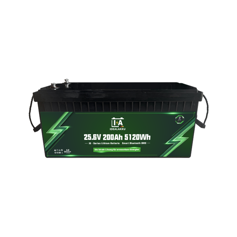 Idealakku IB SERIES Lithium Batterie LiFePO4 24V 200Ah Smart BMS mit Bluetooth