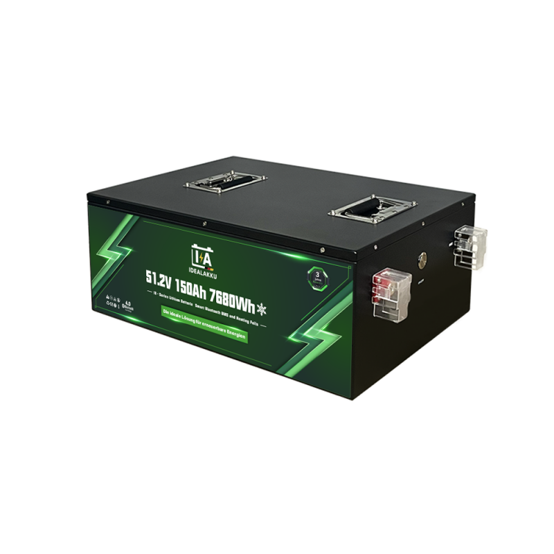 Idealakku IB SERIES Lithium Batterie LiFePO4 48V 150Ah Smart BMS Bluetooth mit Heizung