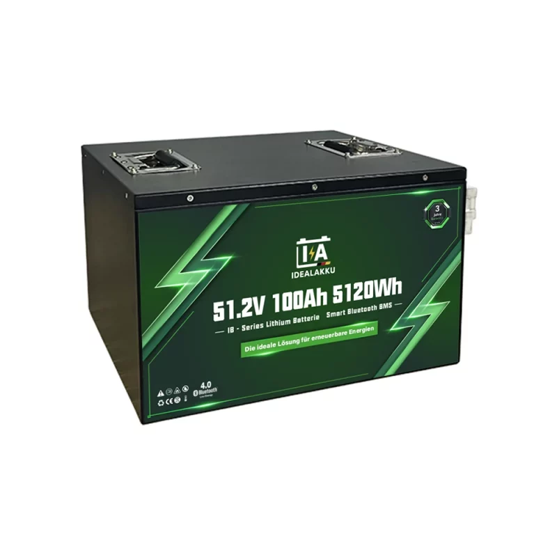 Idealakku IB SERIES Lithium Batterie LiFePO4 48V 100Ah Smart BMS Bluetooth