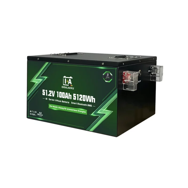 Idealakku IB SERIES Lithium Batterie LiFePO4 48V 100Ah Smart BMS Bluetooth