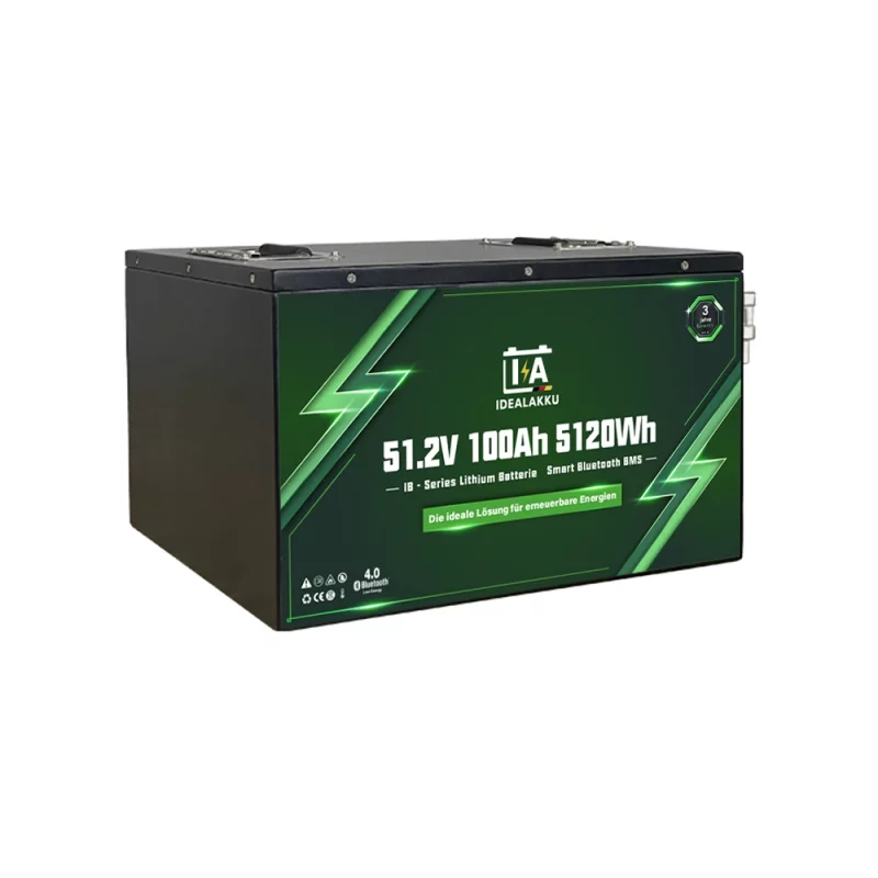 Idealakku IB SERIES Lithium Batterie LiFePO4 48V 100Ah Smart BMS Bluetooth