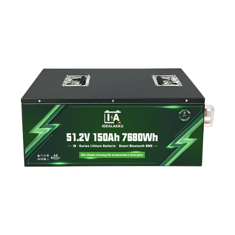 Idealakku IB SERIES Lithium Batterie LiFePO4 48V 150Ah Smart BMS Bluetooth