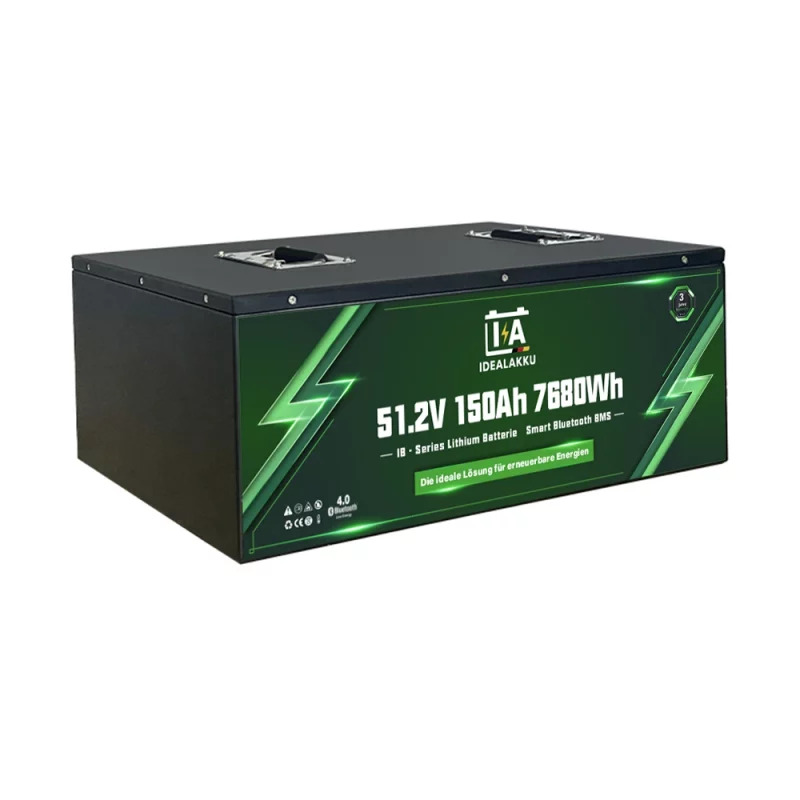 Idealakku IB SERIES Lithium Batterie LiFePO4 48V 150Ah Smart BMS Bluetooth