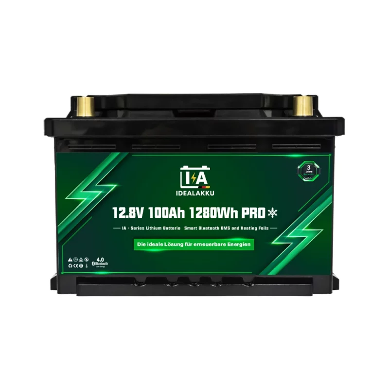 Idealakku IA SERIES Lithium Batterie LiFePO4 12V 100Ah MINI PRO Smart BMS mit Bluetooth Wohnmobil Untersitzbatterie mit Heizung-2 Idealakku IA SERIES Lithium Batterie LiFePO4 12V 100Ah MINI PRO Smart BMS mit Bluetooth Wohnmobil Untersitzbatterie mit Heizung-2