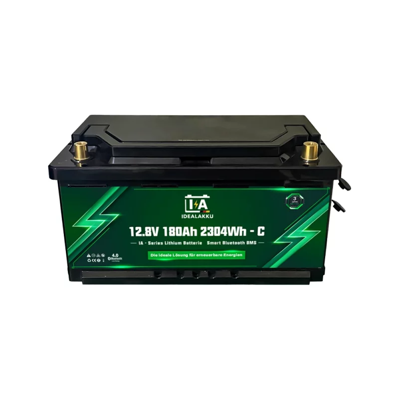 Idealakku IA SERIES Lithium Batterie LiFePO4 12V 180Ah CAN Smart BMS mit Bluetooth Wohnmobil Untersitzbatterie-4